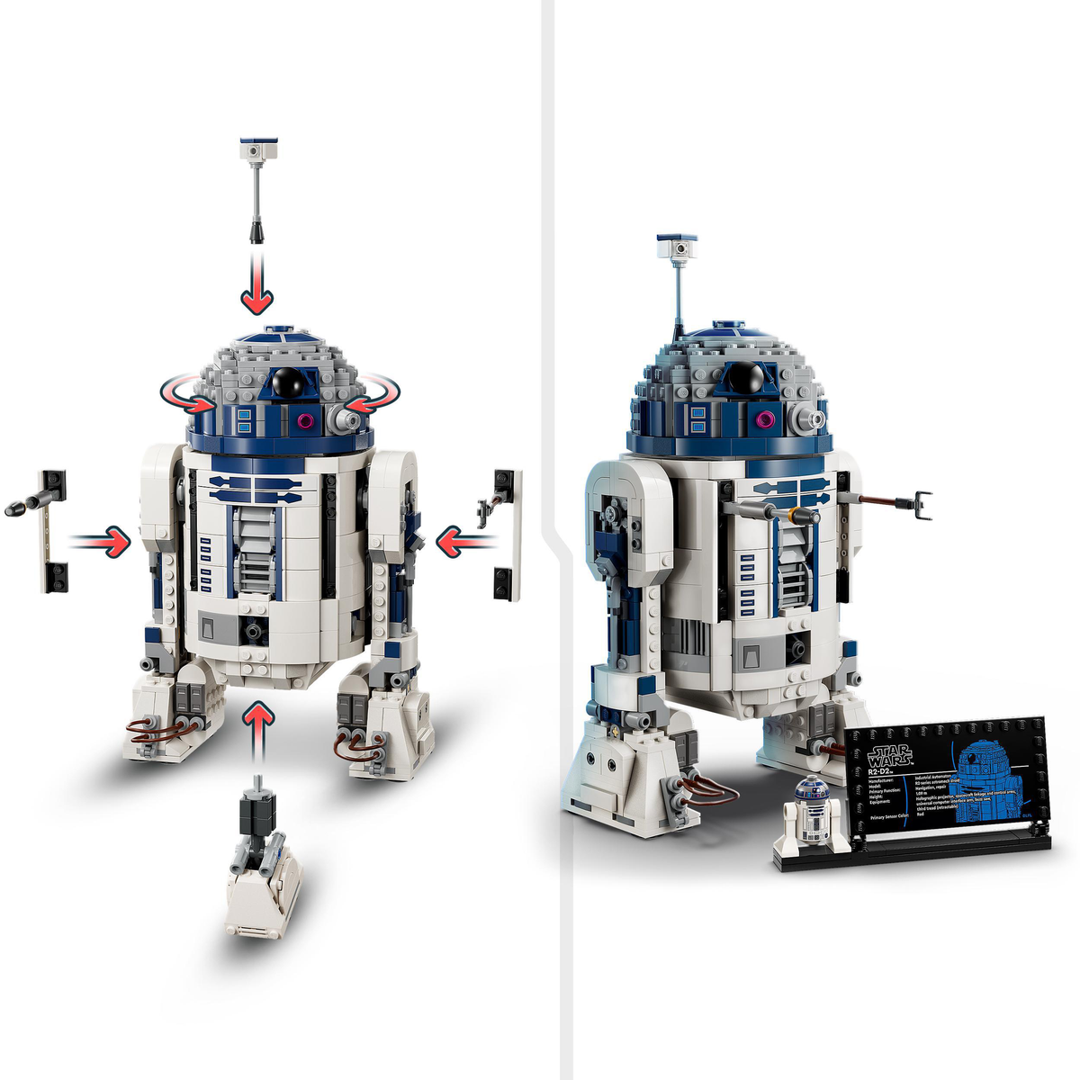 Klocki LEGO Star Wars 75379 R2-D2 Wielobarwny