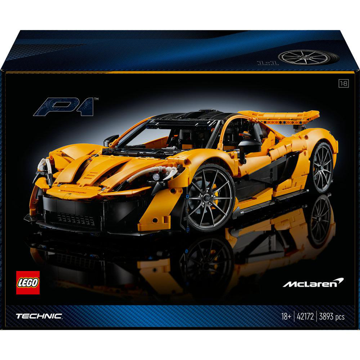 Klocki LEGO TECHNIC 42172 McLaren P1 Wielobarwny