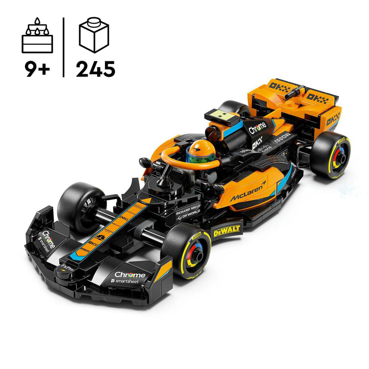 LEGO 76919 MCLAREN FORMEL-1 RENNWAGEN 2023 Spielbausteine