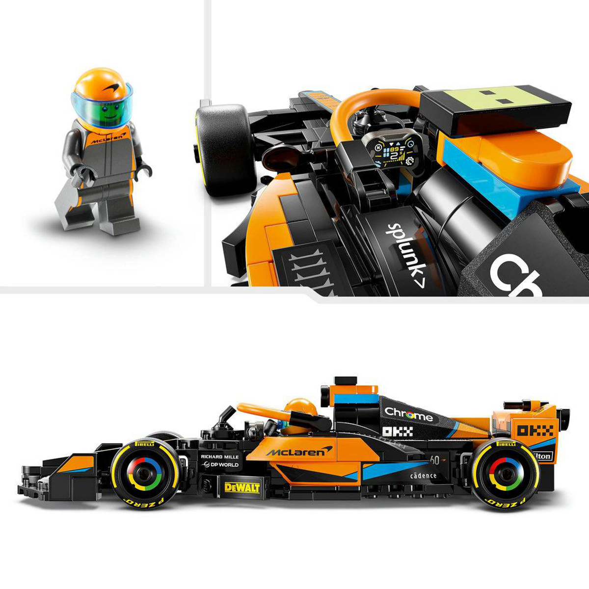 LEGO 76919 MCLAREN FORMEL-1 RENNWAGEN 2023 Spielbausteine