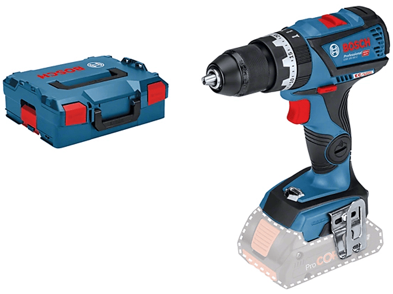 Bosch Professional Akku-Schlagbohrschrauber GSB 18V-150 C + 7-teiliges Flachfräsbohrer-Set – Kraftvolle Kombi Für Holzarbeiten