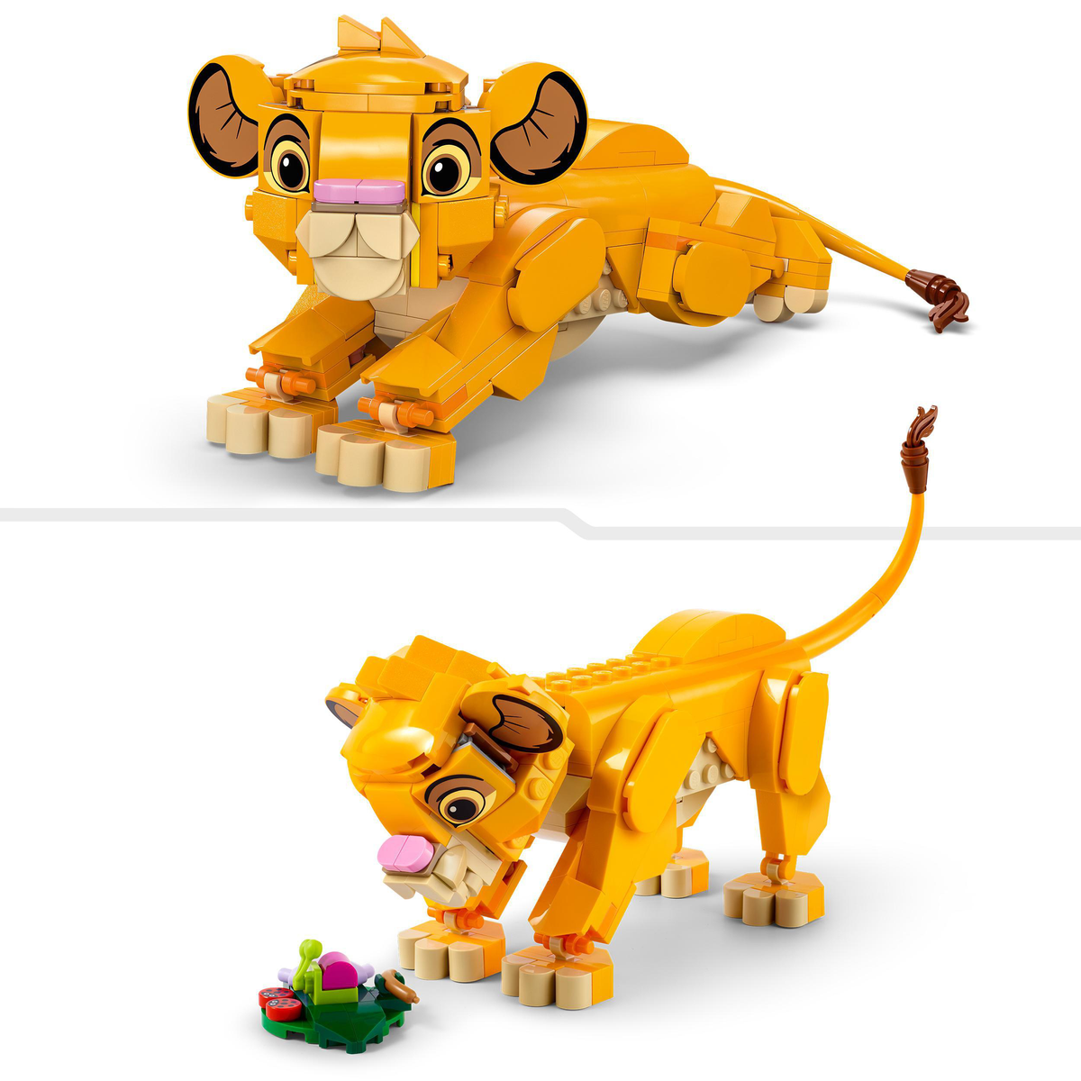 Juego de construcción - LEGO Disney El Rey León: Simba Cachorro Juguete construible, divertido juego para regalar 43243, edad recomendada: 6 año(s), 222 piezas