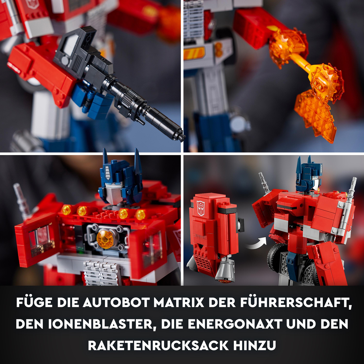 Klocki LEGO 10302 ICONS OPTIMUS PRIME Wielokolorowe
