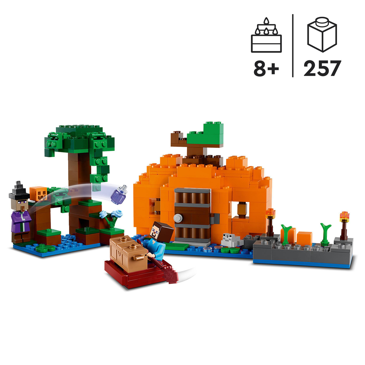 LEGO Minecraft 21248 De pompoenboerderij LEGO-bouwset Veelkleurig