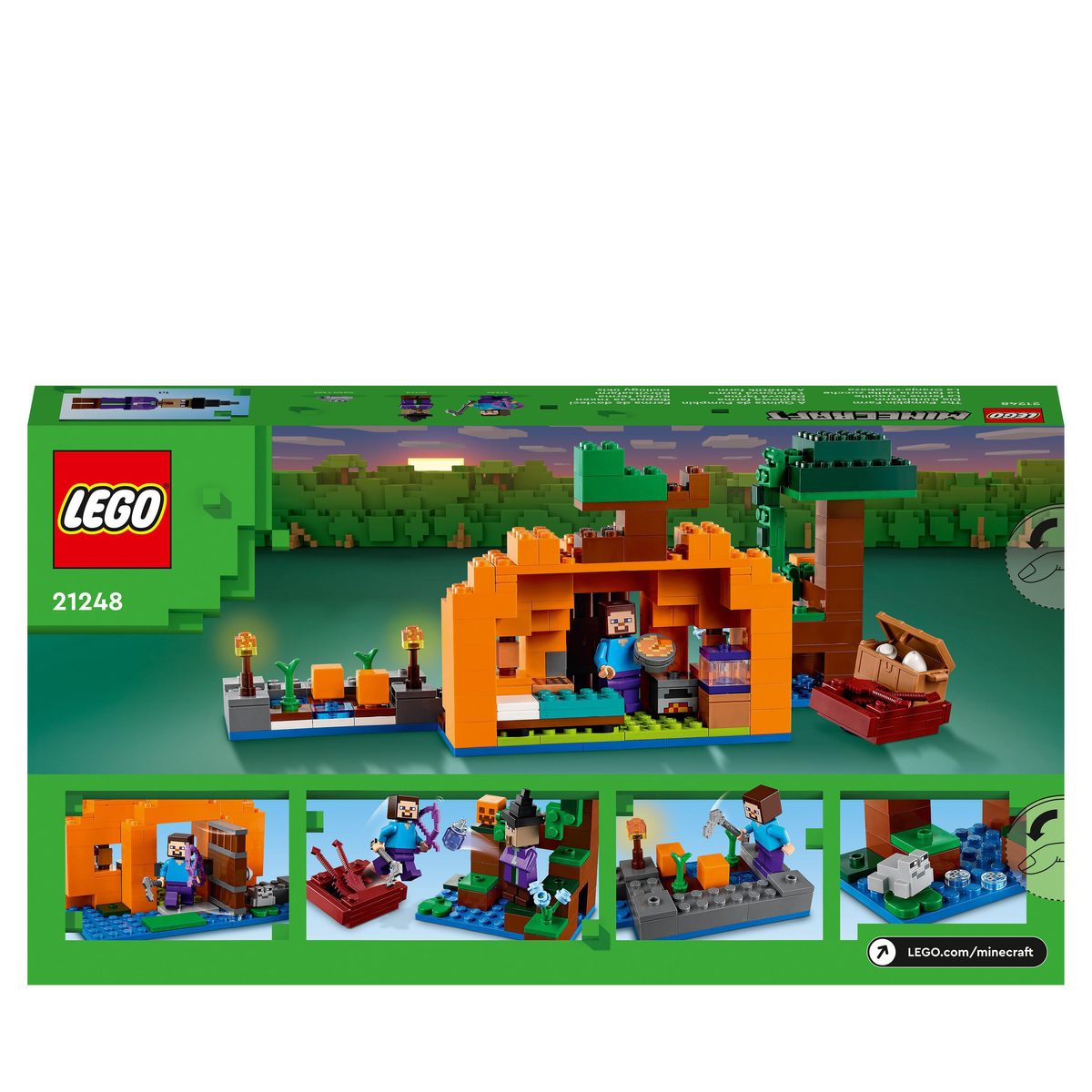 LEGO Minecraft 21248 De pompoenboerderij LEGO-bouwset Veelkleurig