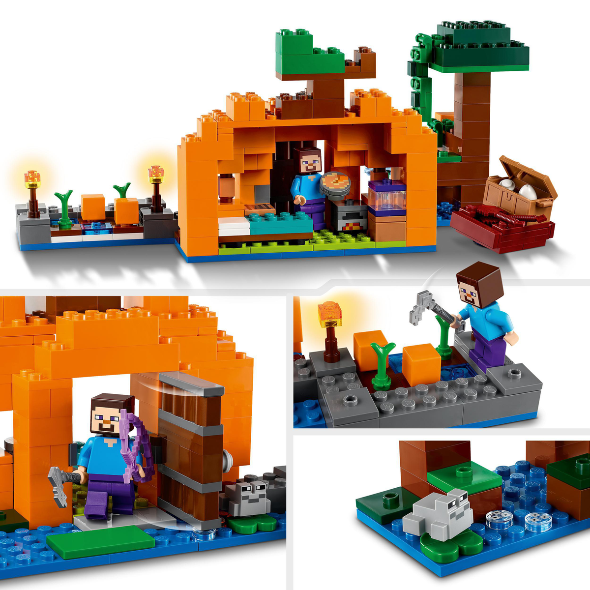 LEGO Minecraft 21248 De pompoenboerderij LEGO-bouwset Veelkleurig