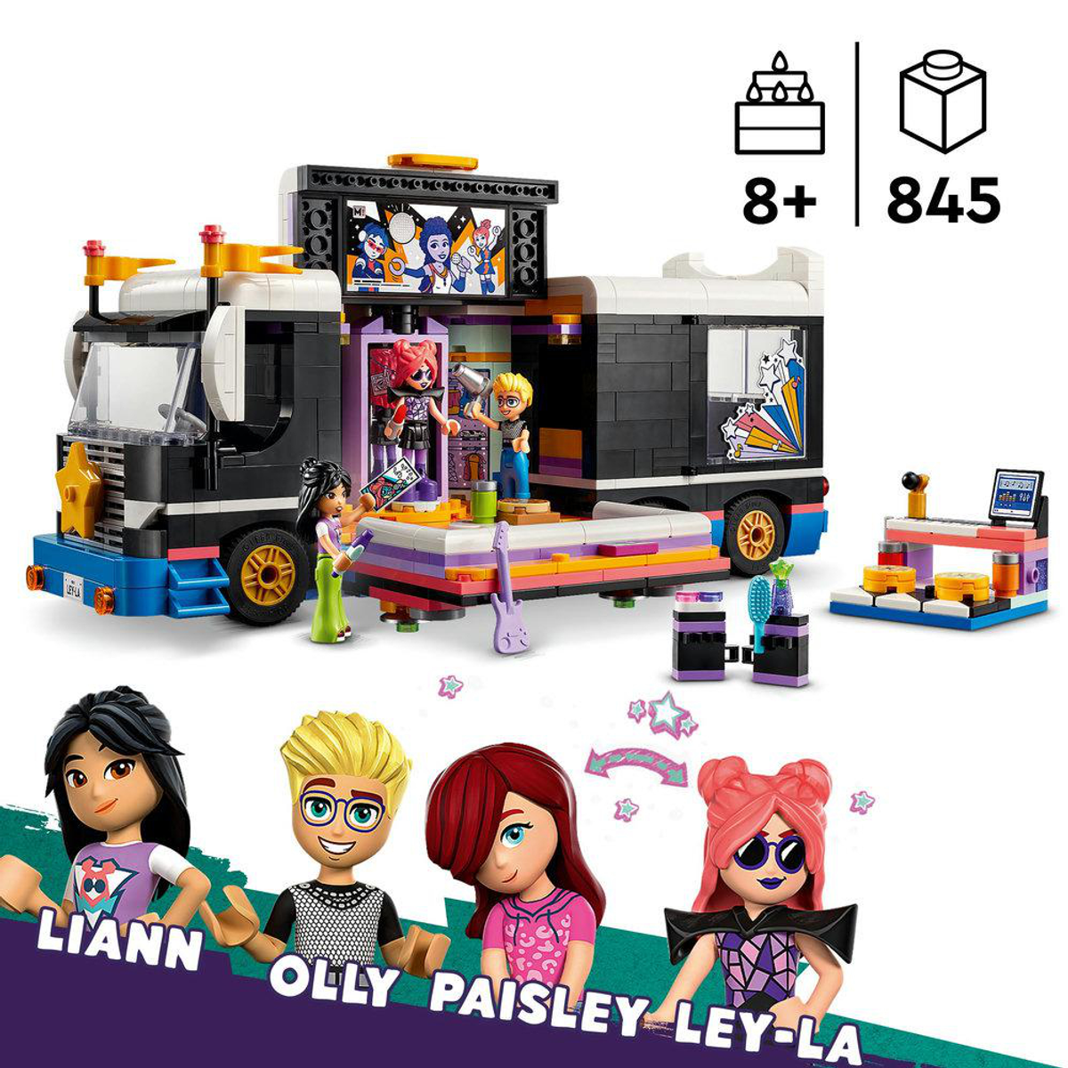 Klocki LEGO Pop Star Music Tour Bus Wielobarwny