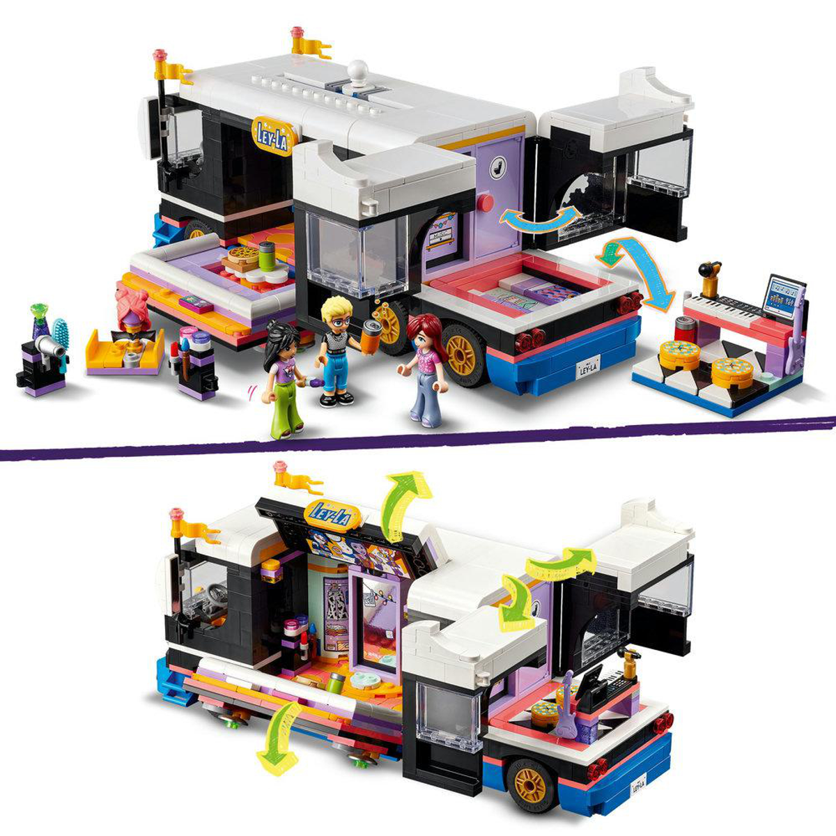 Klocki LEGO Pop Star Music Tour Bus Wielobarwny