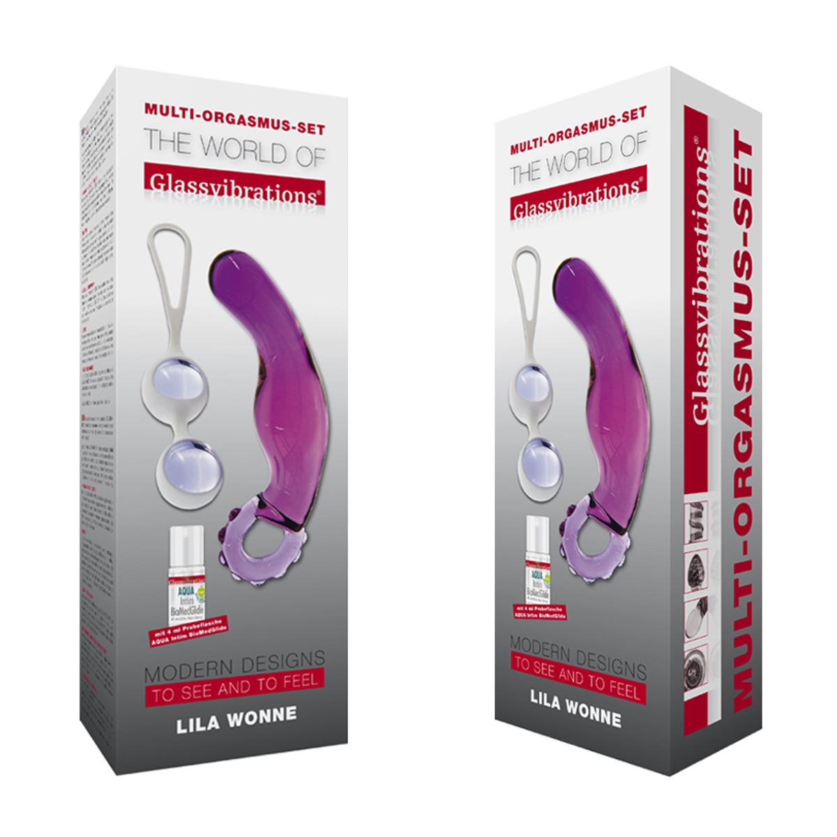 gleitmittel wie anwenden GLASSVIBRATIONS MOS Wonne Intensiv Dildo