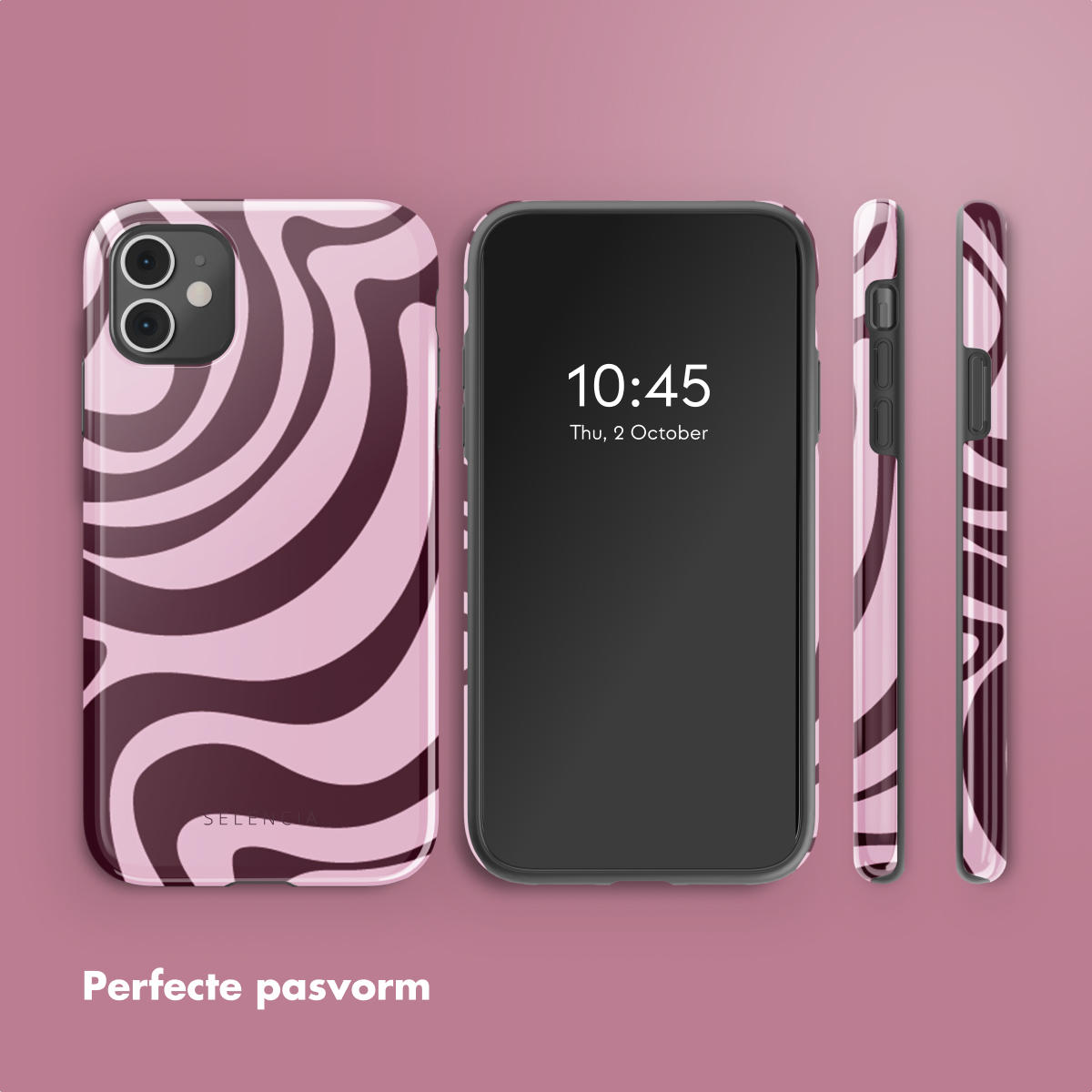 SELENCIA Vivid Backcover adatta per Apple iPhone 11 Cover per iPhone 11, Rosa, Viola