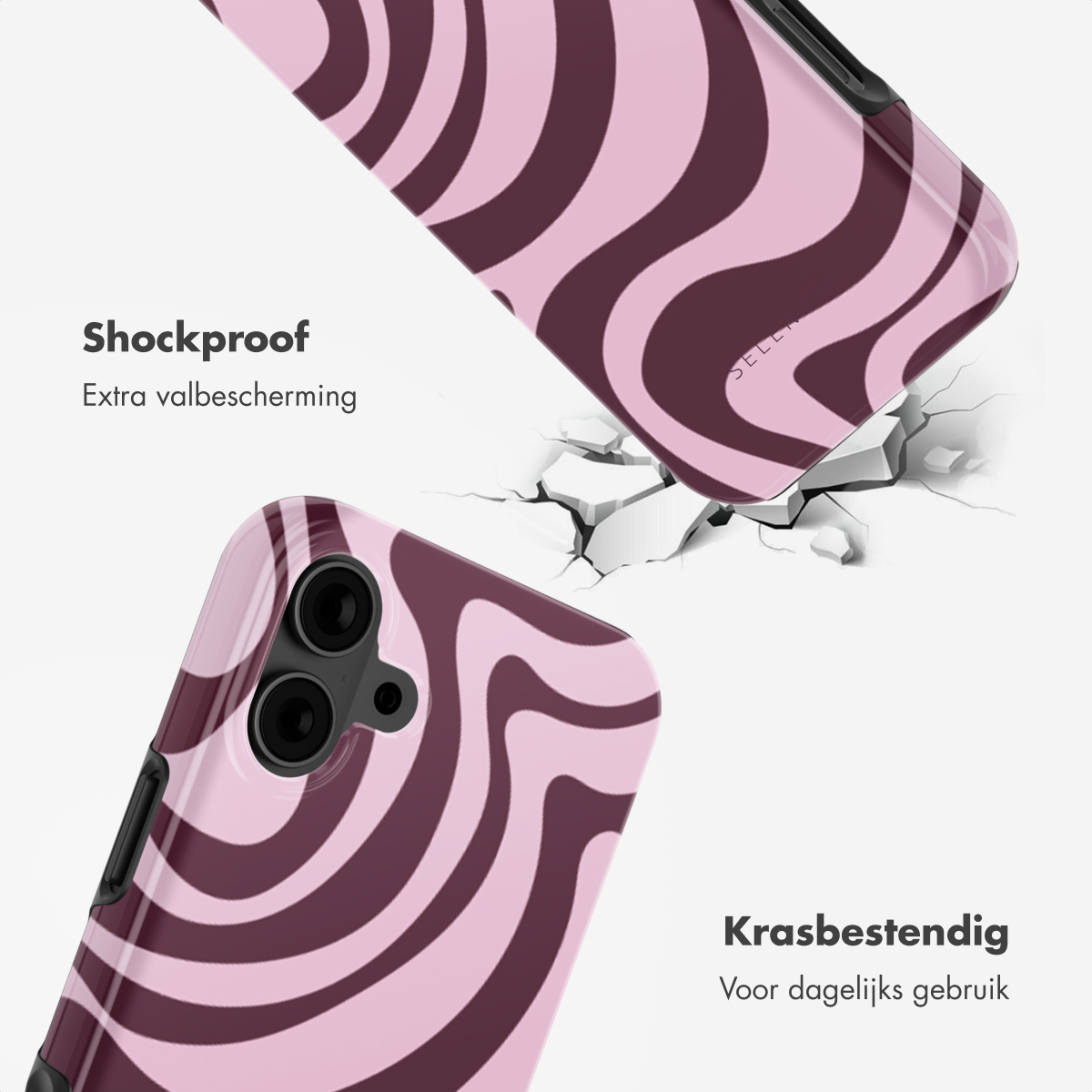 SELENCIA Vivid Backcover met MagSafe - Geschikt voor Apple iPhone 16 - Telefoonhoesje voor Apple iPhone 16 Meerkleurig