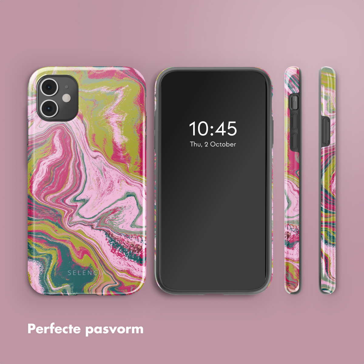 SELENCIA Vivid Backcover Cover per Apple iPhone 11, Multicolore