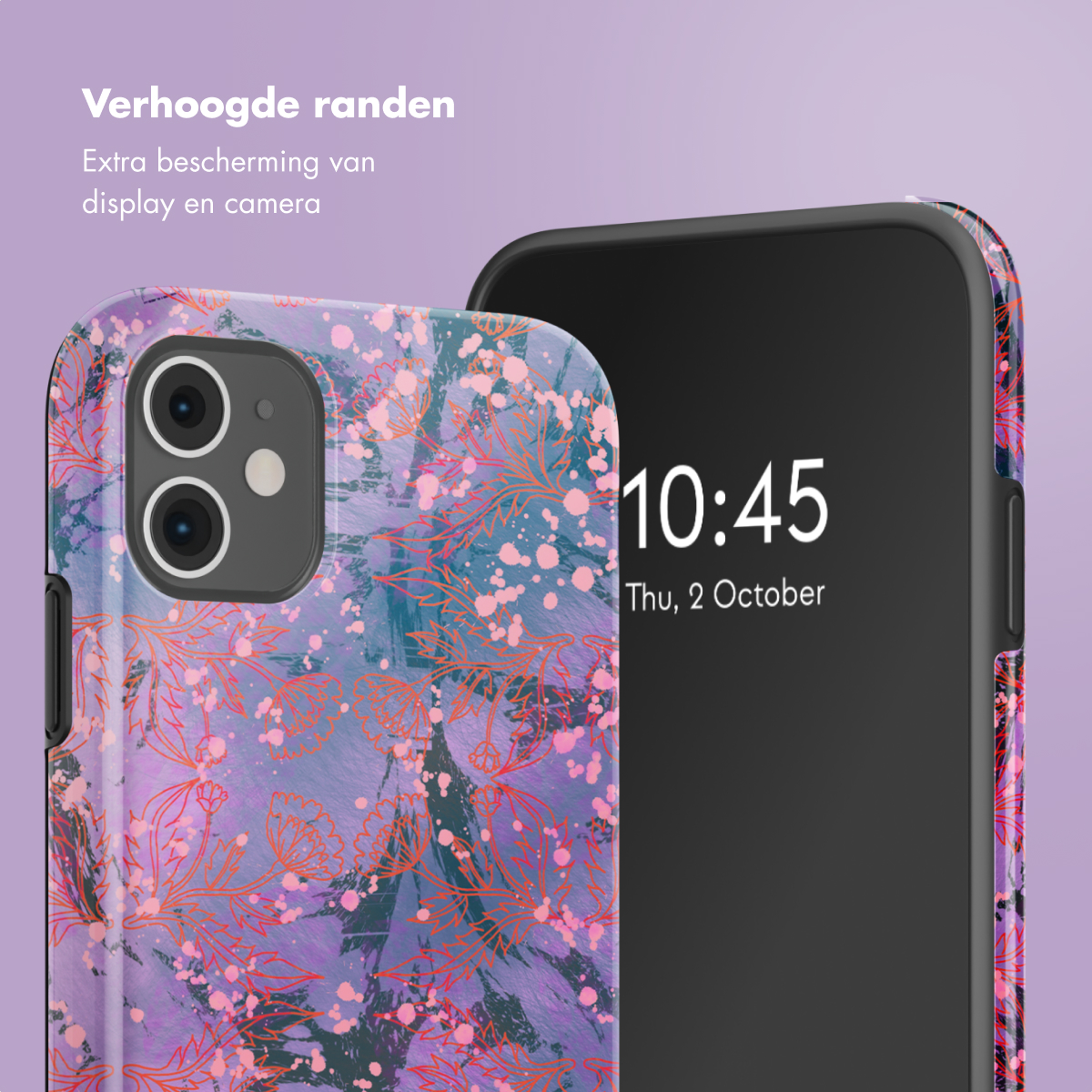 SELENCIA Vivid Backcover adatta per Apple iPhone 11 Cover per iPhone 11, Viola, Rosa, Arancione