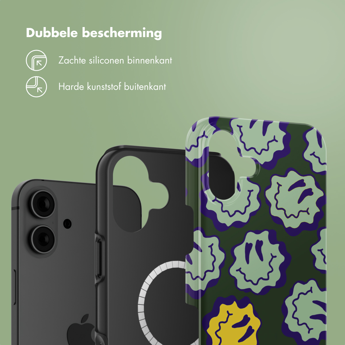 SELENCIA Vivid Backcover metallo Cover per Apple iPhone 16, Multicolore