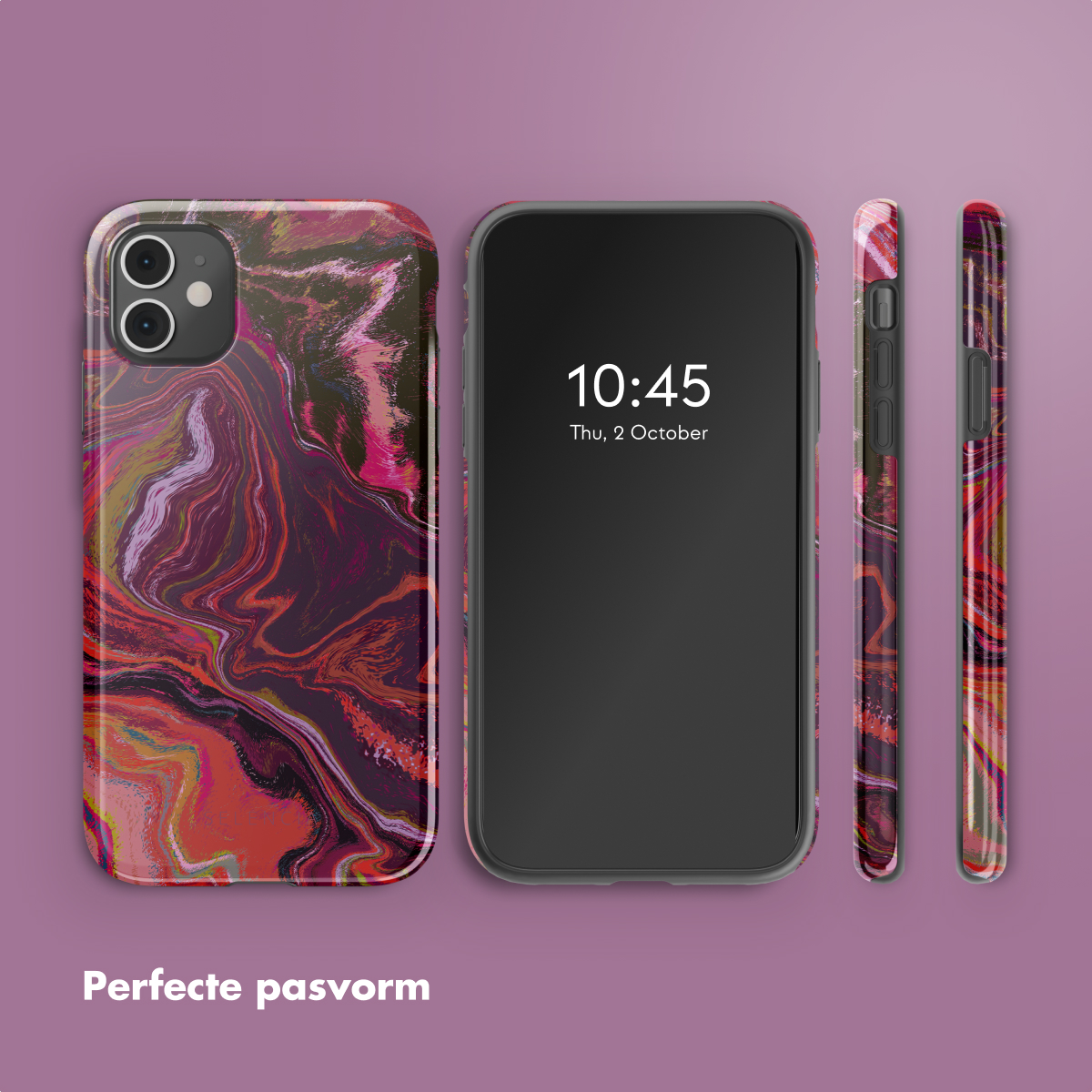 SELENCIA Vivid Backcover - Geschikt voor Apple iPhone 11 - Telefoonhoesje Meerkleurig