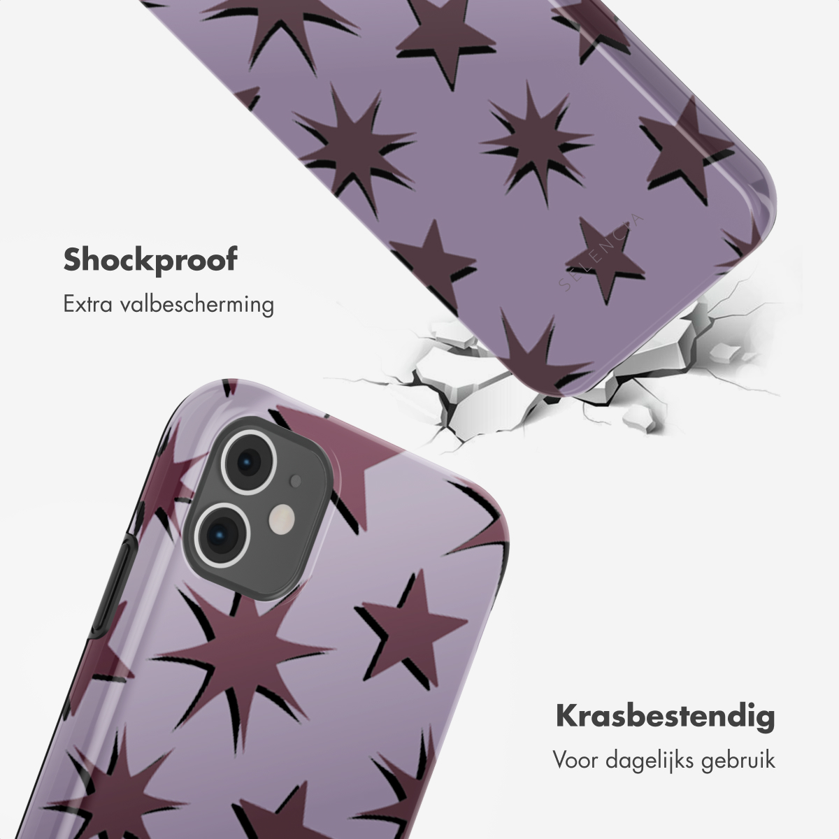 SELENCIA Vivid Tough coque compatible avec iPhone 11 Étui de Téléphone voor Apple iPhone 11 Multicolore