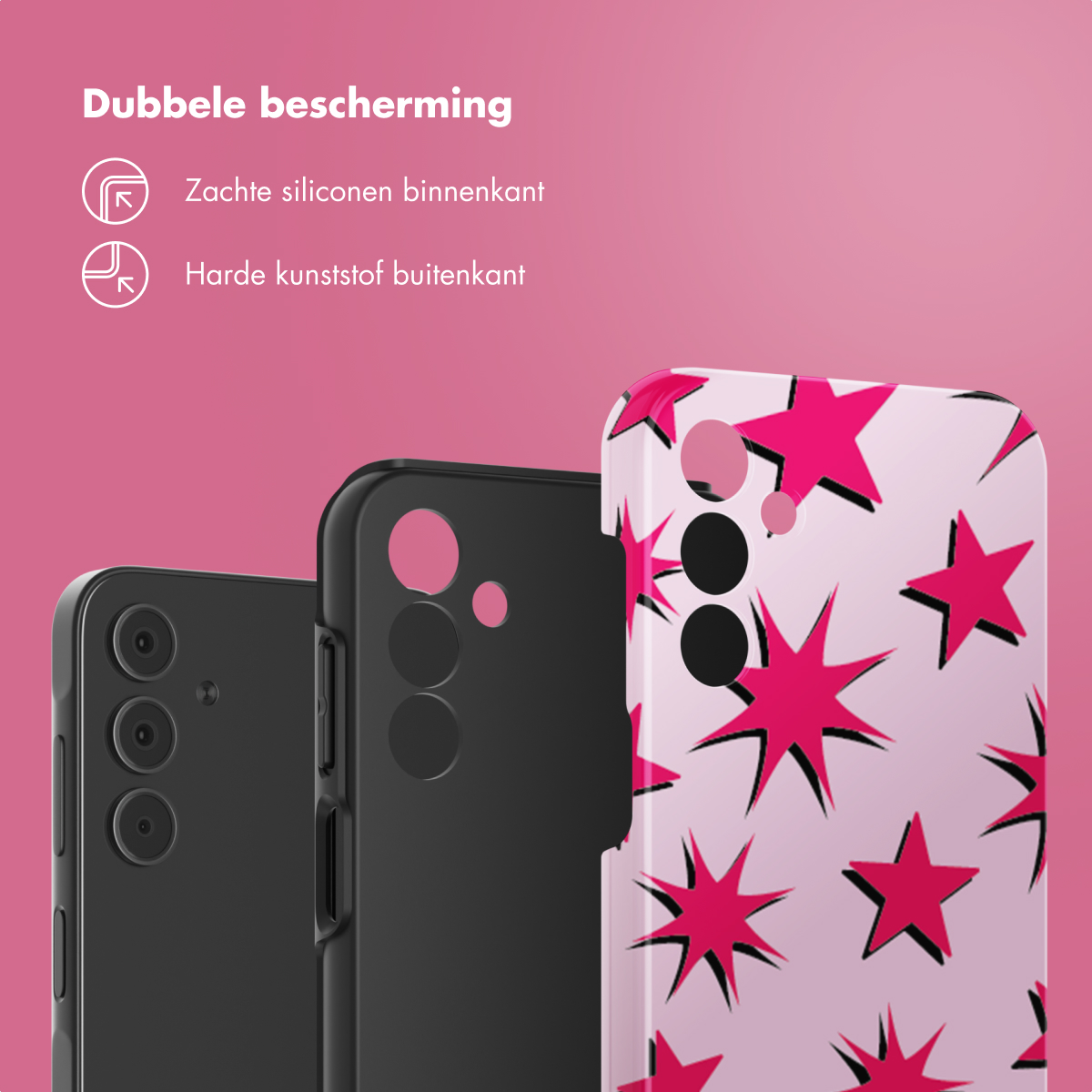 SELENCIA Vivid Backcover - Geschikt voor Samsung Galaxy A15 (5G/4G) - Telefoonhoesje voor Samsung Samsung Galaxy A15 (4G)/Samsung Galaxy A15 (5G) Meerkleurig