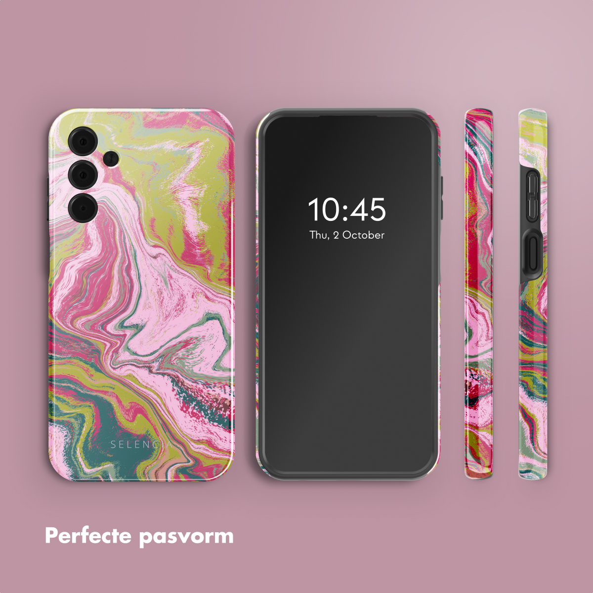 SELENCIA Vivid Backcover - Geschikt voor Samsung Galaxy A15 (5G/4G) - Telefoonhoesje voor Samsung Samsung Galaxy A15 (4G)/Samsung Galaxy A15 (5G) Meerkleurig