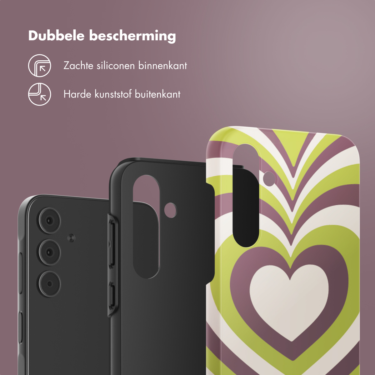 SELENCIA Vivid Backcover - Geschikt voor Samsung Galaxy A55 - Telefoonhoesje voor Samsung Samsung Galaxy A55 (5G) Meerkleurig