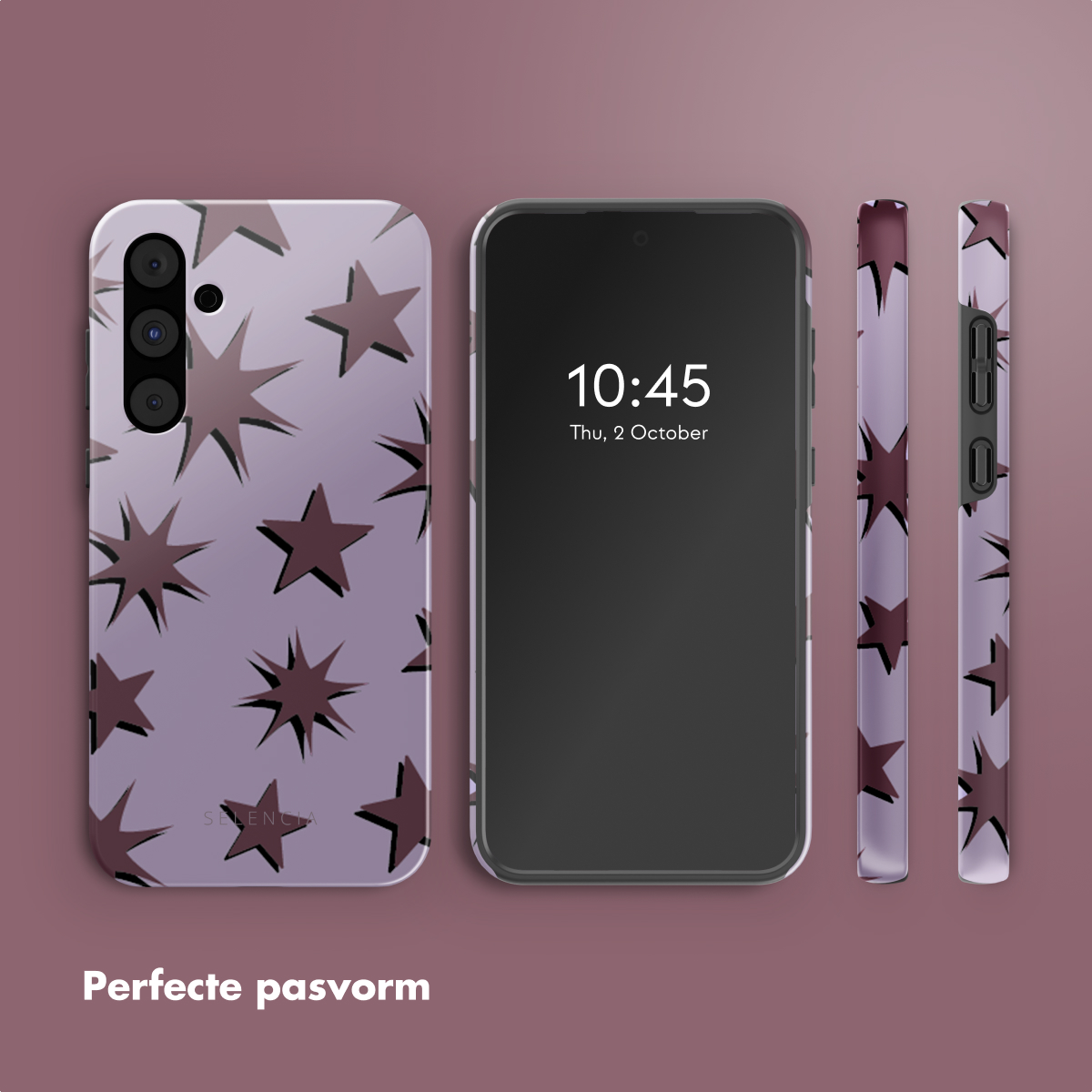 SELENCIA Vivid Backcover - Geschikt voor Samsung Galaxy A55 - Telefoonhoesje voor Samsung Samsung Galaxy A55 (5G) Meerkleurig