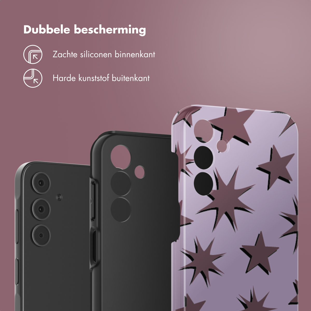SELENCIA Vivid Backcover - Geschikt voor Samsung Galaxy A15 (5G/4G) - Telefoonhoesje voor Samsung Samsung Galaxy A15 (4G)/Samsung Galaxy A15 (5G) Meerkleurig