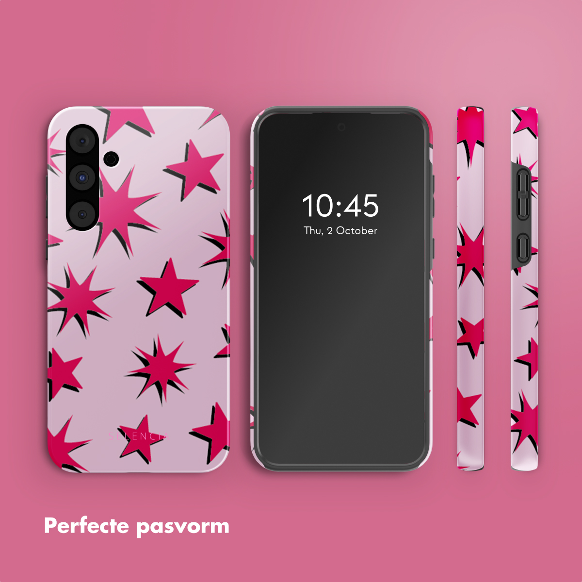SELENCIA Vivid Backcover - Geschikt voor Samsung Galaxy A55 - Telefoonhoesje voor Samsung Samsung Galaxy A55 (5G) Meerkleurig