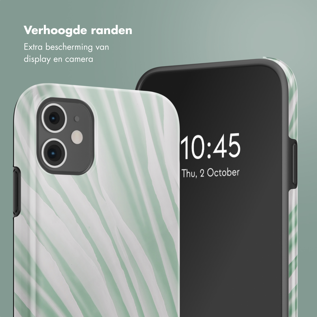 SELENCIA Vivid Backcover adatta per Apple iPhone 11 Cover per iPhone 11, Verde, Bianco