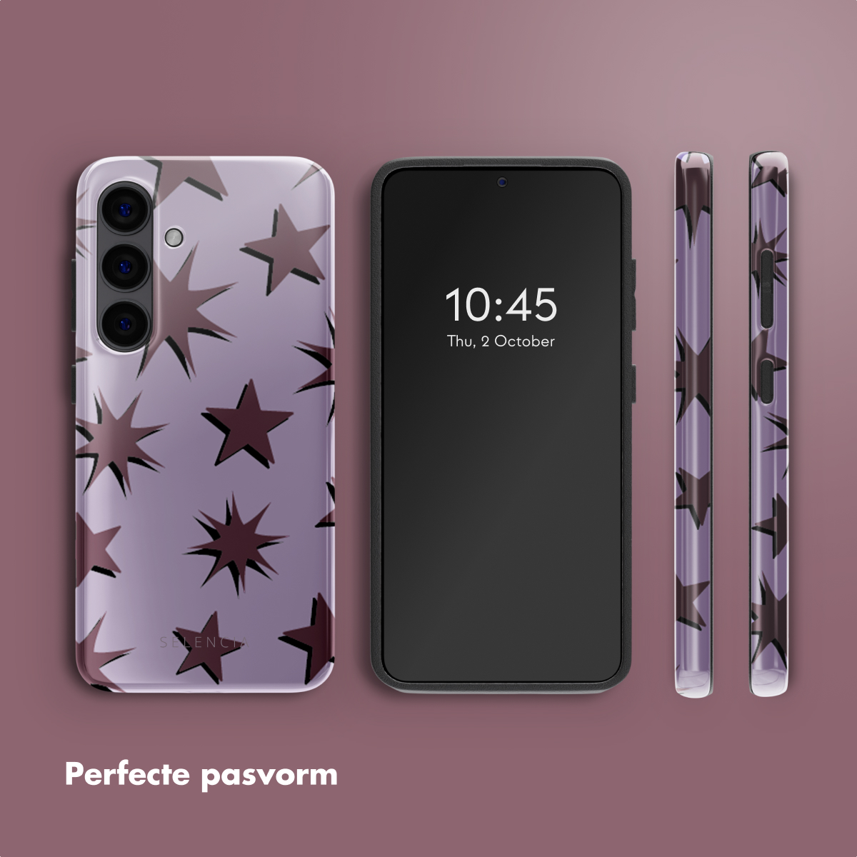 SELENCIA Vivid Backcover - Geschikt voor Samsung Galaxy S24 - Telefoonhoesje voor Samsung Samsung Galaxy S24 Meerkleurig