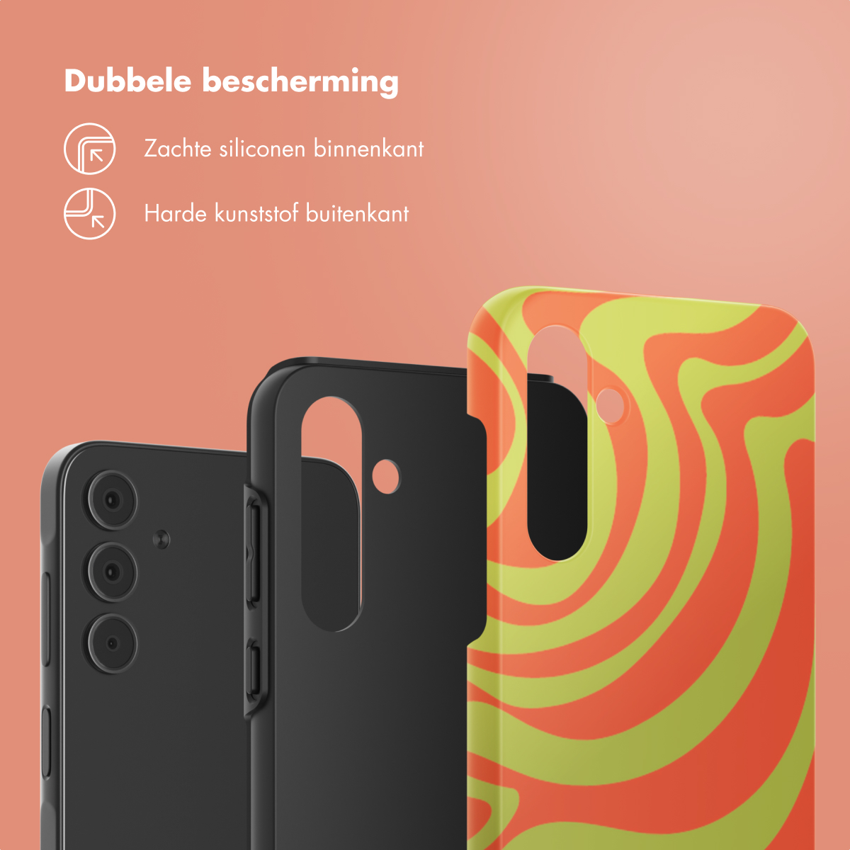 SELENCIA Vivid Backcover Cover per Samsung Samsung Galaxy A55 (5G), Multicolore