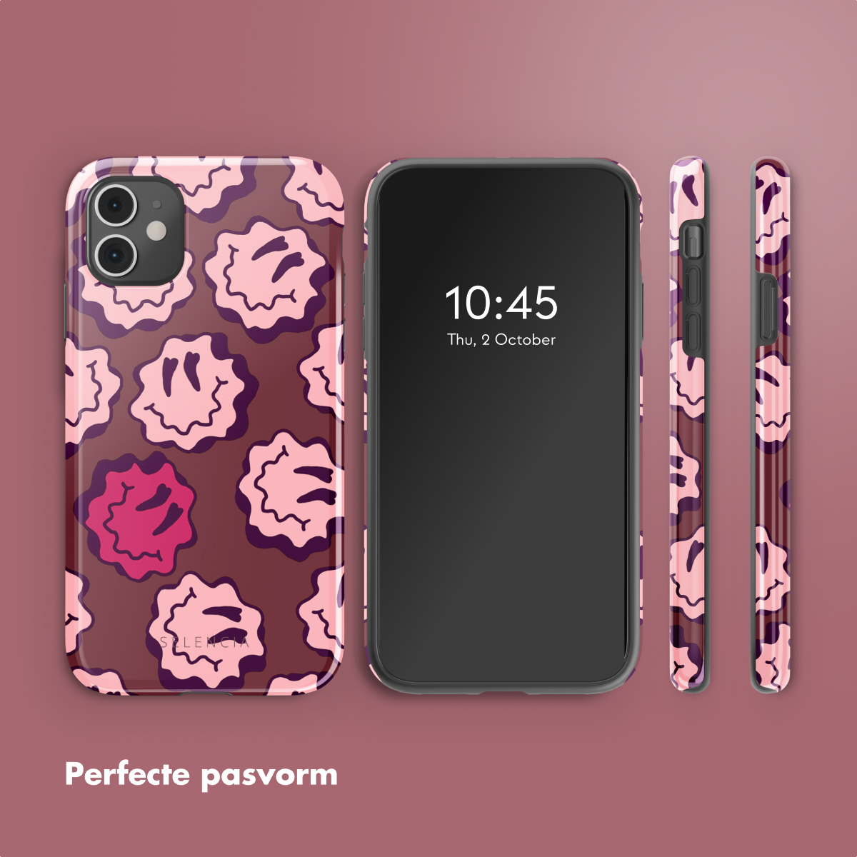 SELENCIA Vivid Backcover adatta per Apple iPhone 11 Cover per iPhone 11, Marrone, Rosa, Viola