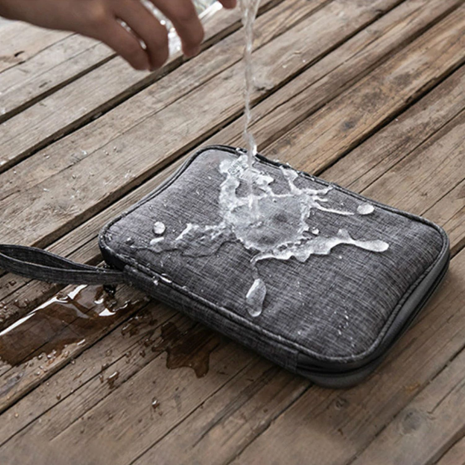 Tragbare Powerstation-Tasche Aus Oxford-Stoff – Wasserdicht, Mit Vielen Fächern, Ideal Für Camping & Reisen