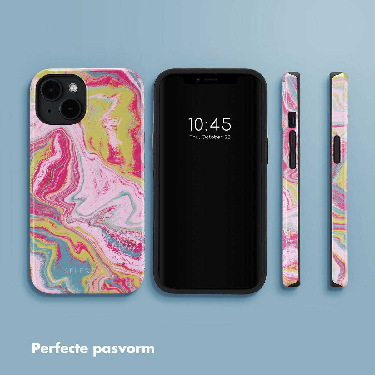SELENCIA Vivid Backcover met MagSafe - Geschikt voor Apple iPhone 14 - Telefoonhoesje voor Apple iPhone 14 Meerkleurig