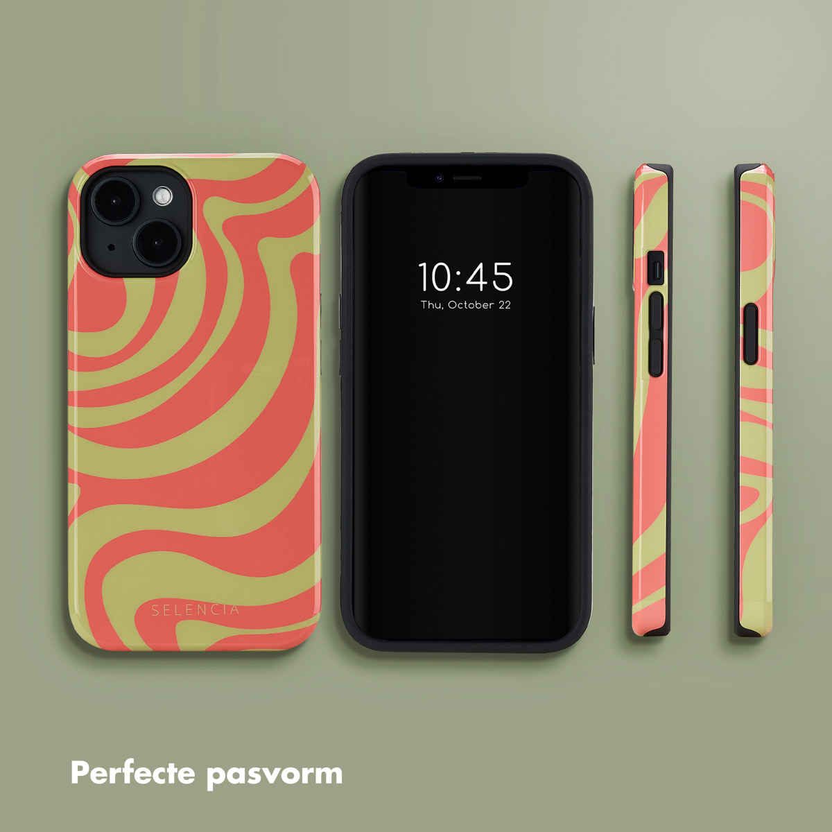 SELENCIA Vivid Backcover met MagSafe - Geschikt voor Apple iPhone 14 - Telefoonhoesje voor Apple iPhone 14 Meerkleurig