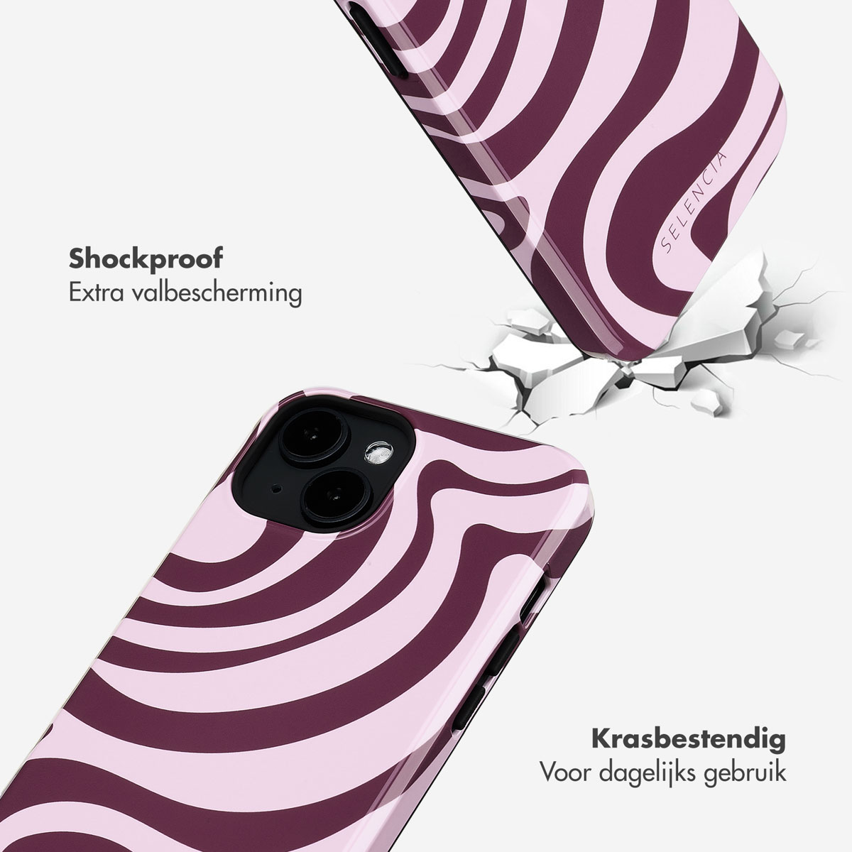 SELENCIA Vivid Backcover met MagSafe - Geschikt voor Apple iPhone 14 - Telefoonhoesje voor Apple iPhone 14 Meerkleurig