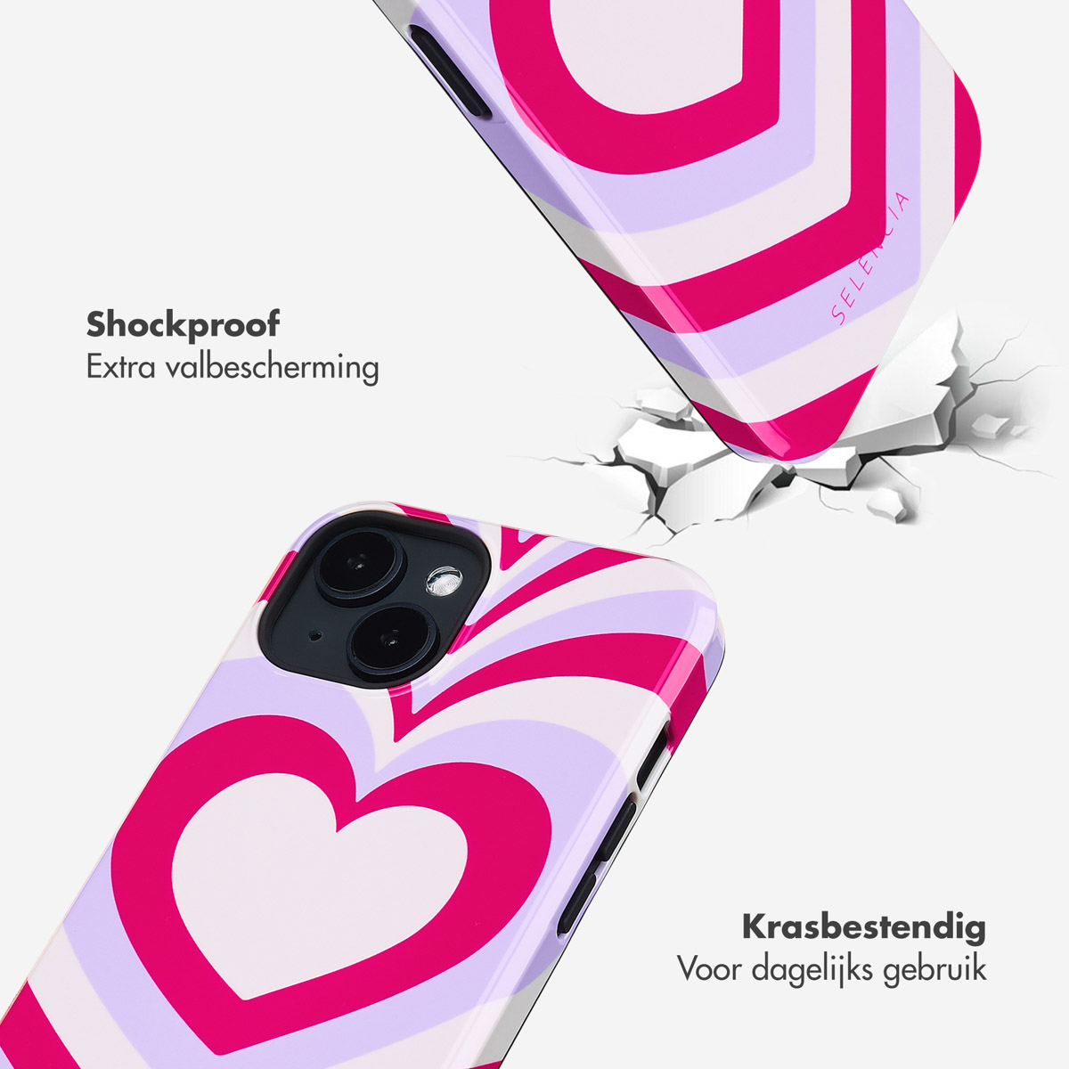 SELENCIA Vivid Backcover met MagSafe - Geschikt voor Apple iPhone 14 - Telefoonhoesje voor Apple iPhone 14 Meerkleurig