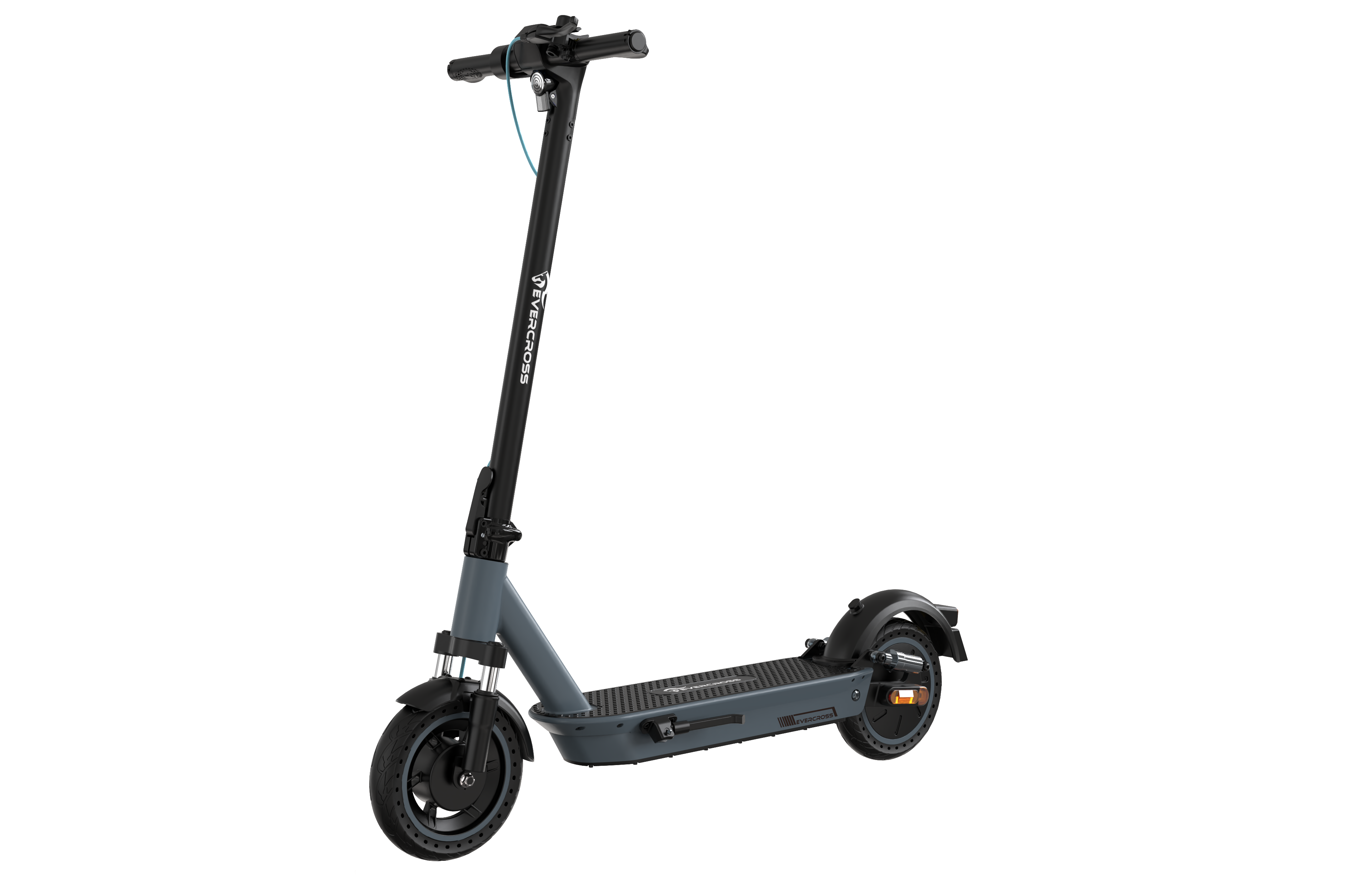 Scooter elettrico grigio su sfondo bianco. Motivo strutturato in bianco e nero.