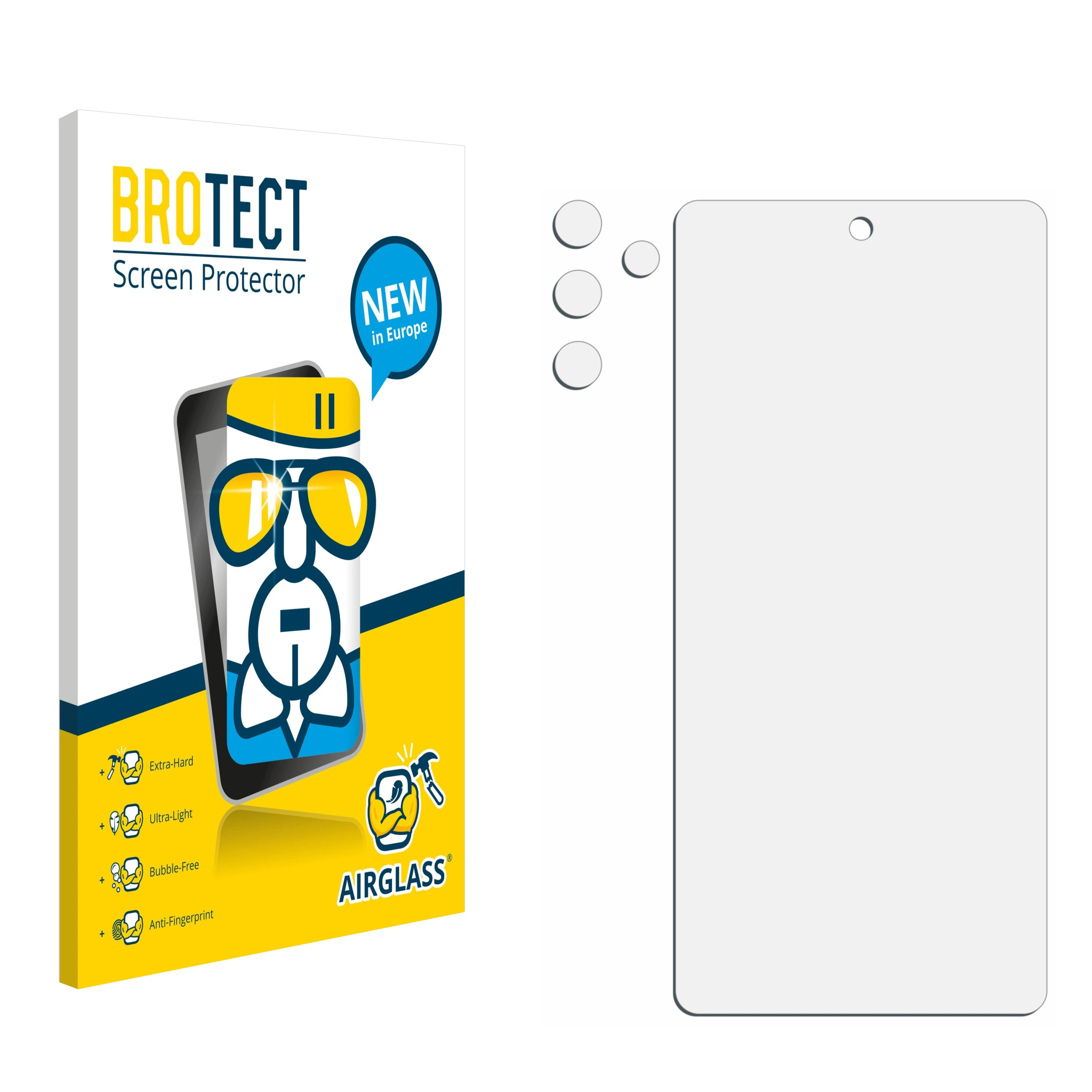 BROTECT AirGlass Panzerfolie Für Knauermann Pro 3 2024 – 9H Härte, Anti-Fingerprint, Made In Germany