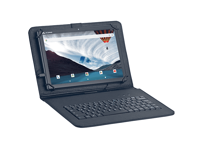 ACEPAD A150T, LTE, Octa-Core, FHD, Tablet mit Tastatur, 128 GB, 10,1 Zoll, Schwarz