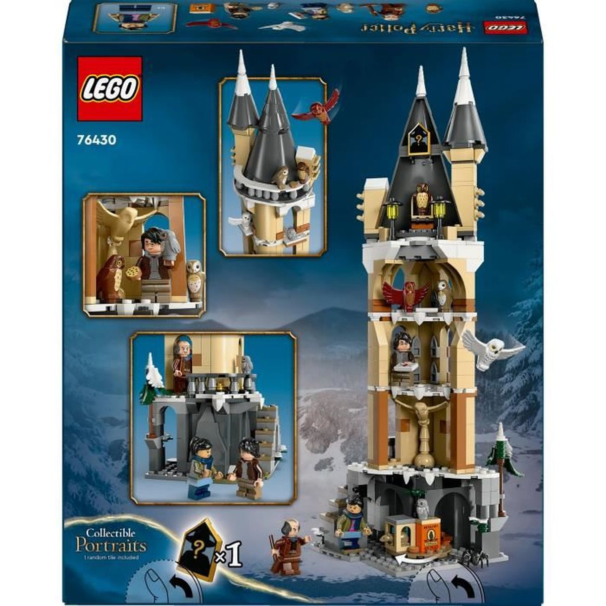 Klocki LEGO Hogwarts Castle Owlery Wielobarwny