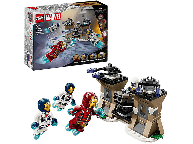 LEGO Super Heroes 76288 Iron Man & Iron Legion vs. Hydra soldaat ...