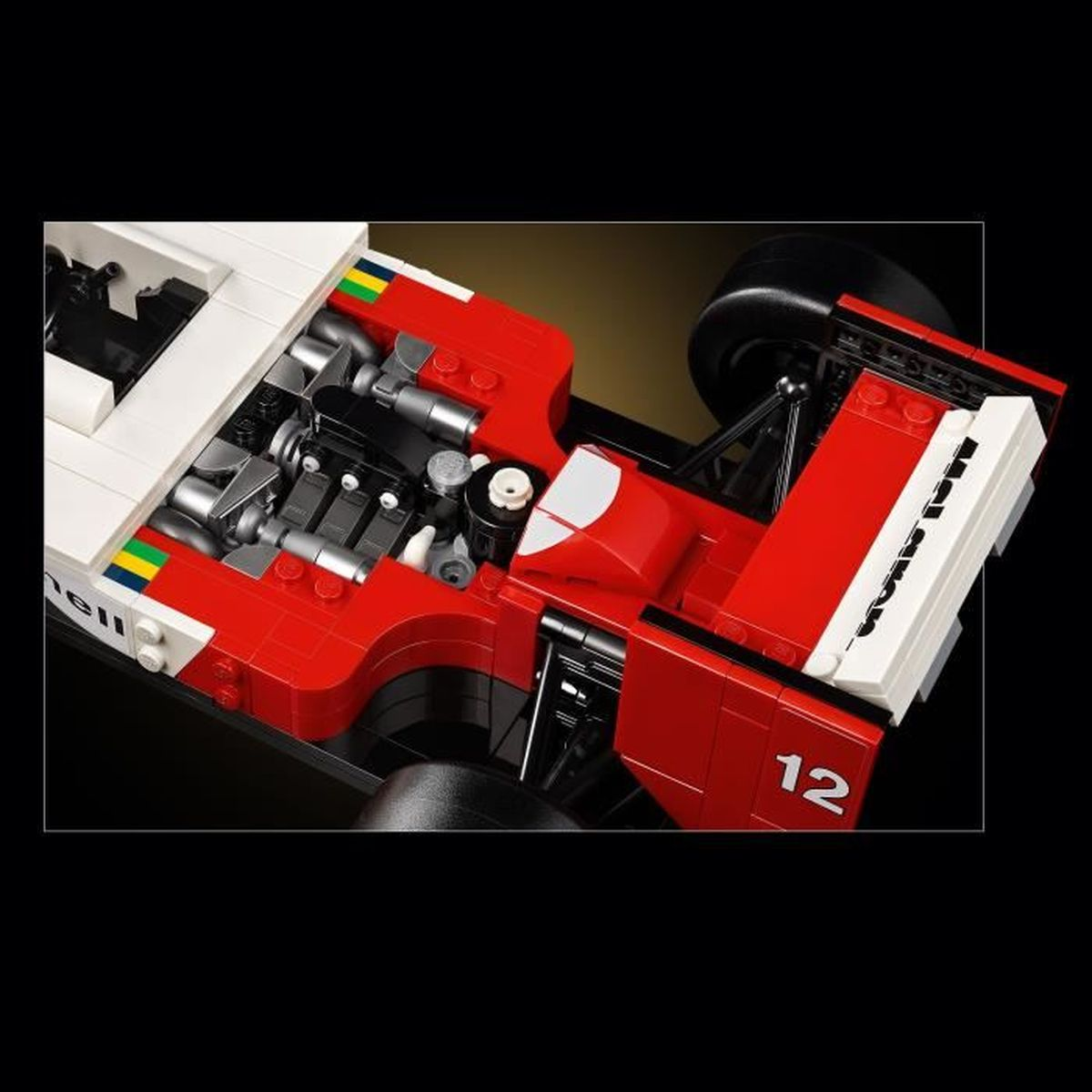 Klocki LEGO Icons 10330 McLaren MP4/4 i Ayrton Senna Wielobarwny