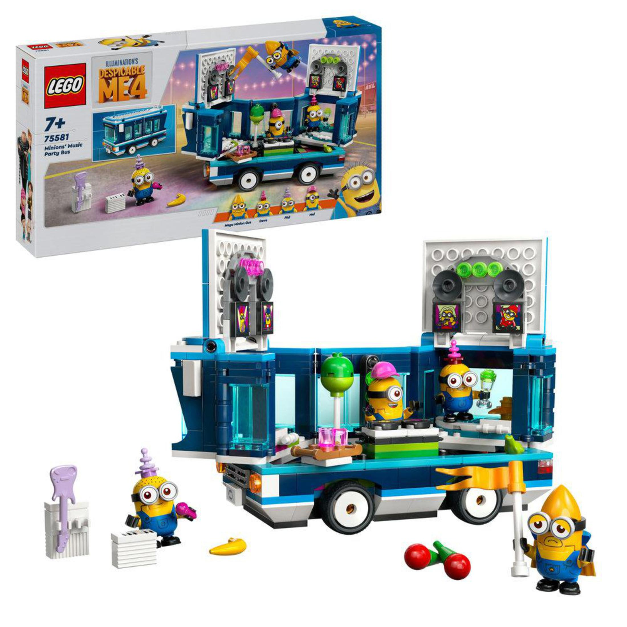 LEGO Minions Minyonların Müzikli Parti Otobüsü 75581