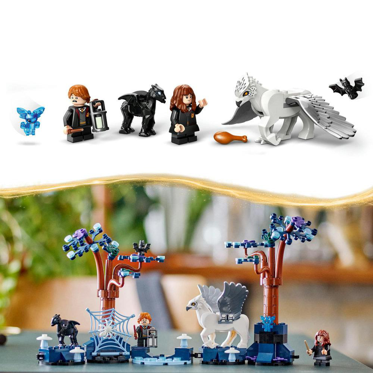 LEGO 76432 DER VERBOTENE WALD-MAGISCHE WESEN Spielbausteine