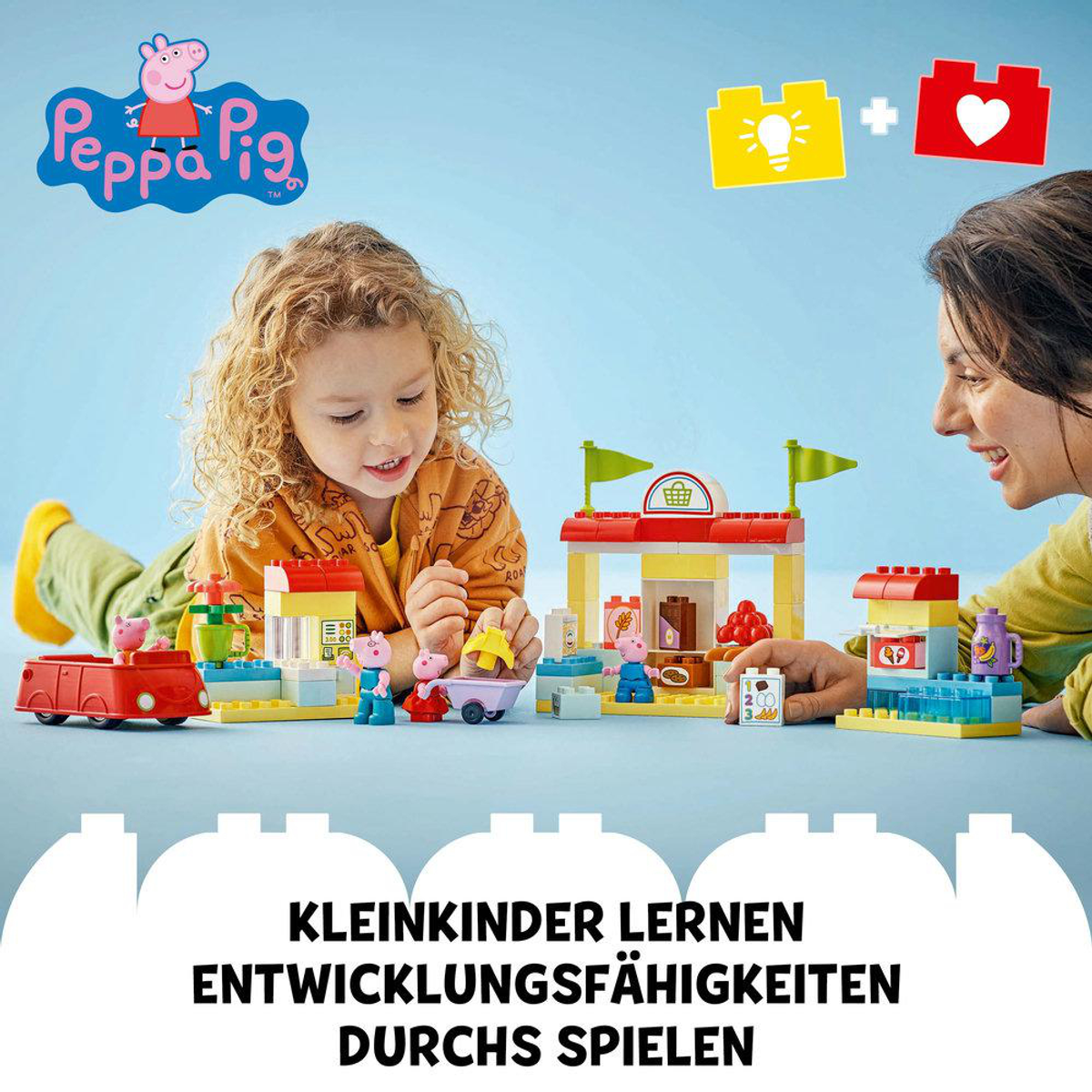 Klocki LEGO Peppa Pig Supermarket Wielobarwny