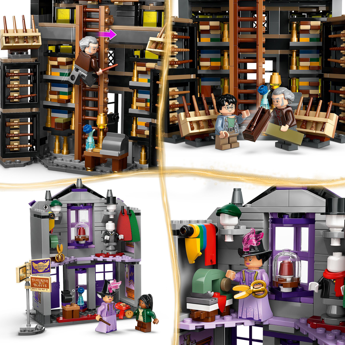 LEGO 76439 OLLIVANDERS & MADAM MALKINS ANZÜGE LEGO Harry Potter