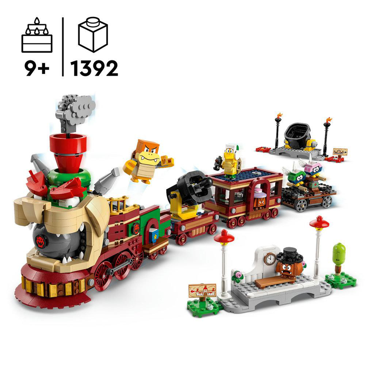 LEGO Super Mario 71437 De Bowser Exprestrein LEGO-bouwset Veelkleurig