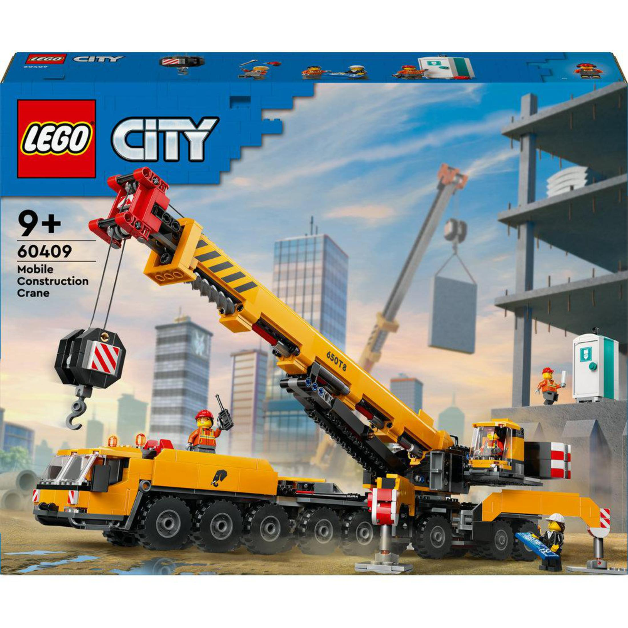 COSTRUZIONI LEGO 60409 City Gru Da Cantiere Mobile Gialla