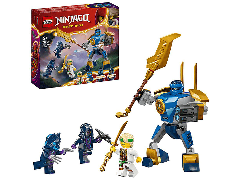 LEGO Ninjago 71805 Jay's mecha strijdpakket Ensemble de construction ...
