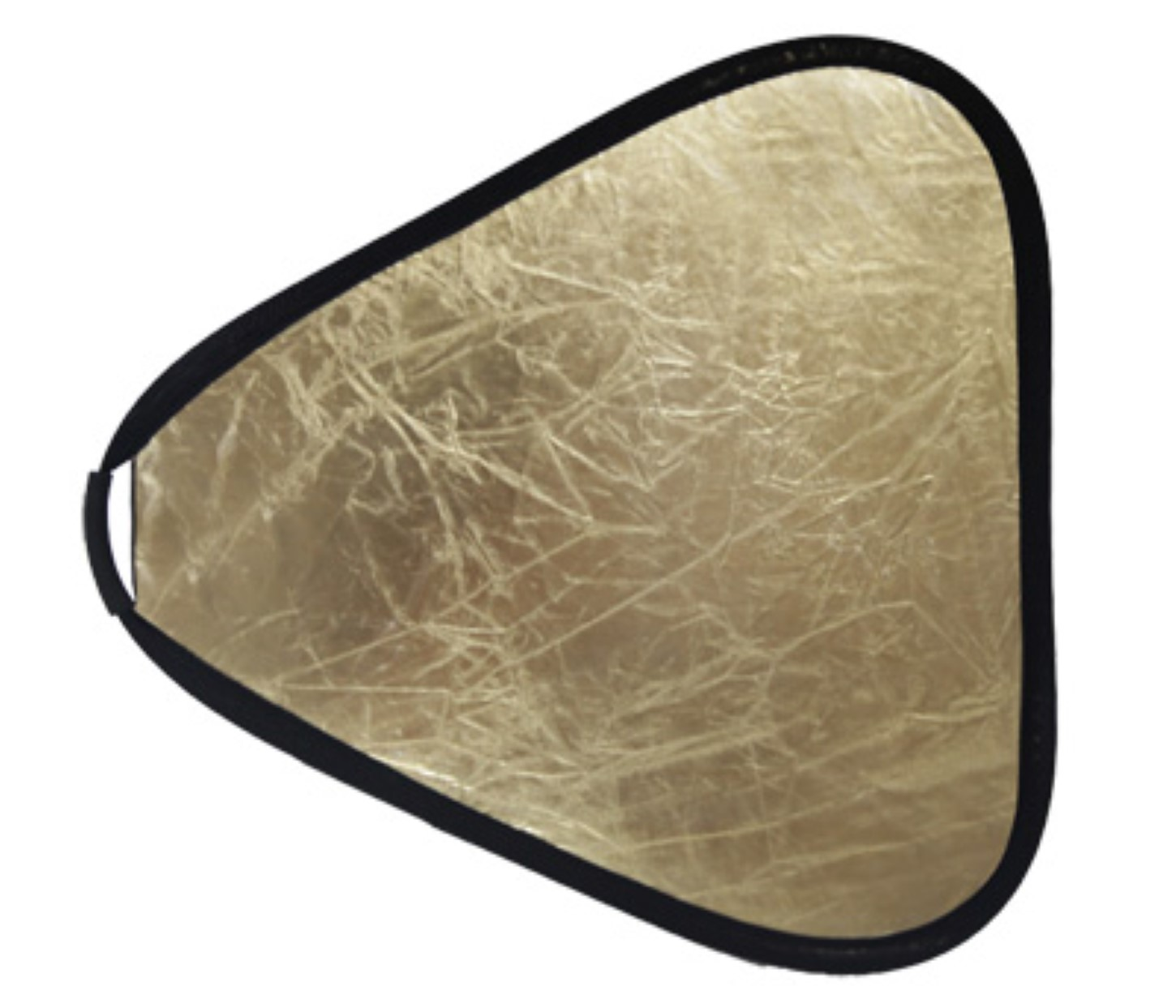 Goldener und schwarzer dreieckiger Reflektor.