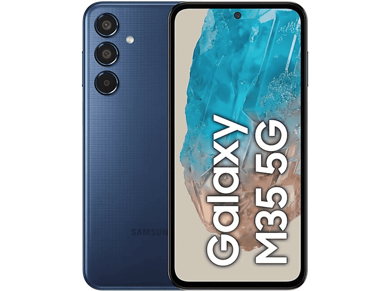 SAMSUNG Galaxy M35 5G 128 GB Blau Dual SIM | MediaMarkt
